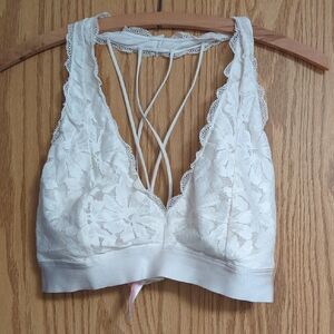Victoria's Secret White Lace Bralette